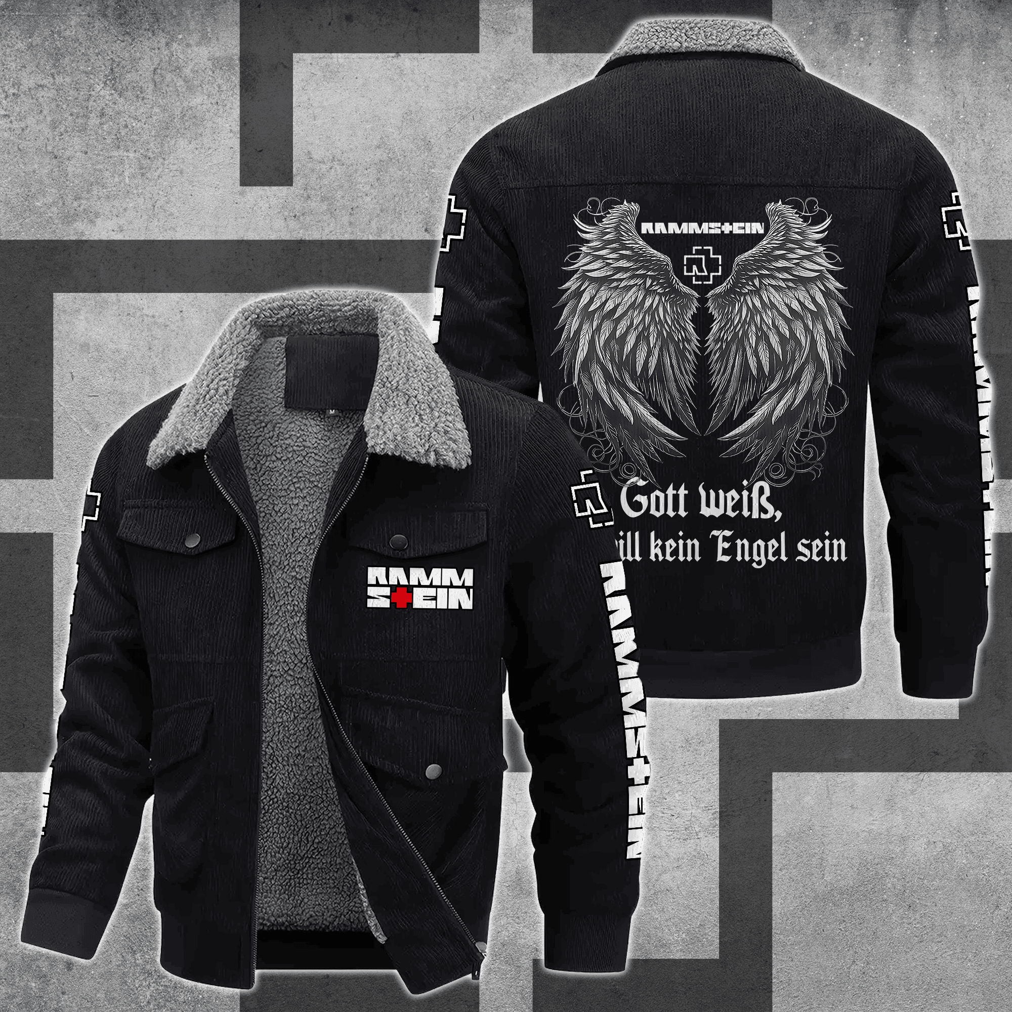 Rammstein Music Style Thermal Cotton Jacket Prim For Fans
