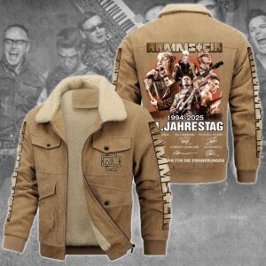 Rammstein Music Style Thermal Cotton Jacket Prim For Fans