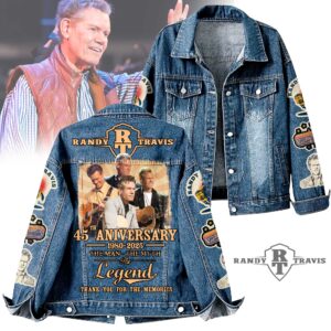 Randy Travis Music Denim Jacket Gift For Fans