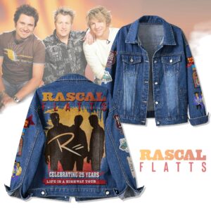 Rascal Flatts Music Denim Jacket Gift For Fans