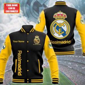 Real Madrid CF La Liga Style Baseball Jacket For Fans