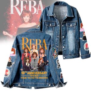 Reba McEntire Music Denim Jacket Gift For Fans