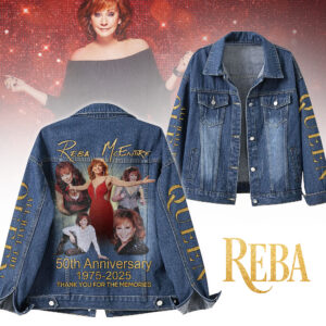 Reba McEntire Music Denim Jacket Gift For Fans
