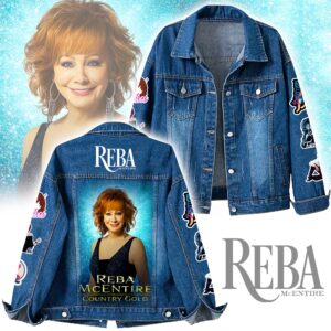 Reba McEntire Music Denim Jacket Gift For Fans