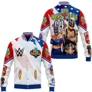 Rey Mysterio WWE Style Baseball Jacket For Fans