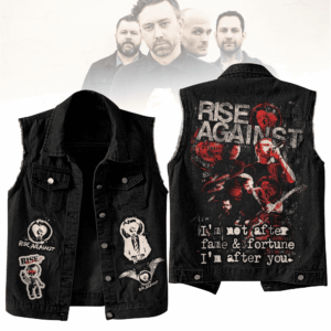 Rise Against Music Style Sleeveless Jacket For Fans