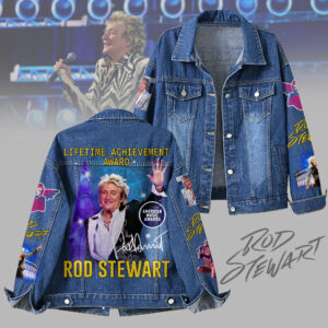 Rod Stewart Music Denim Jacket Gift For Fans