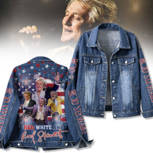 Rod Stewart Music Denim Jacket Gift For Fans