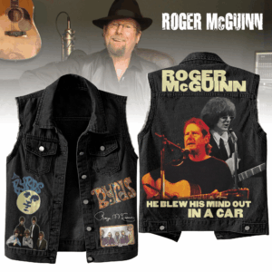 Roger Mcguinn Music Style Sleeveless Jacket For Fans