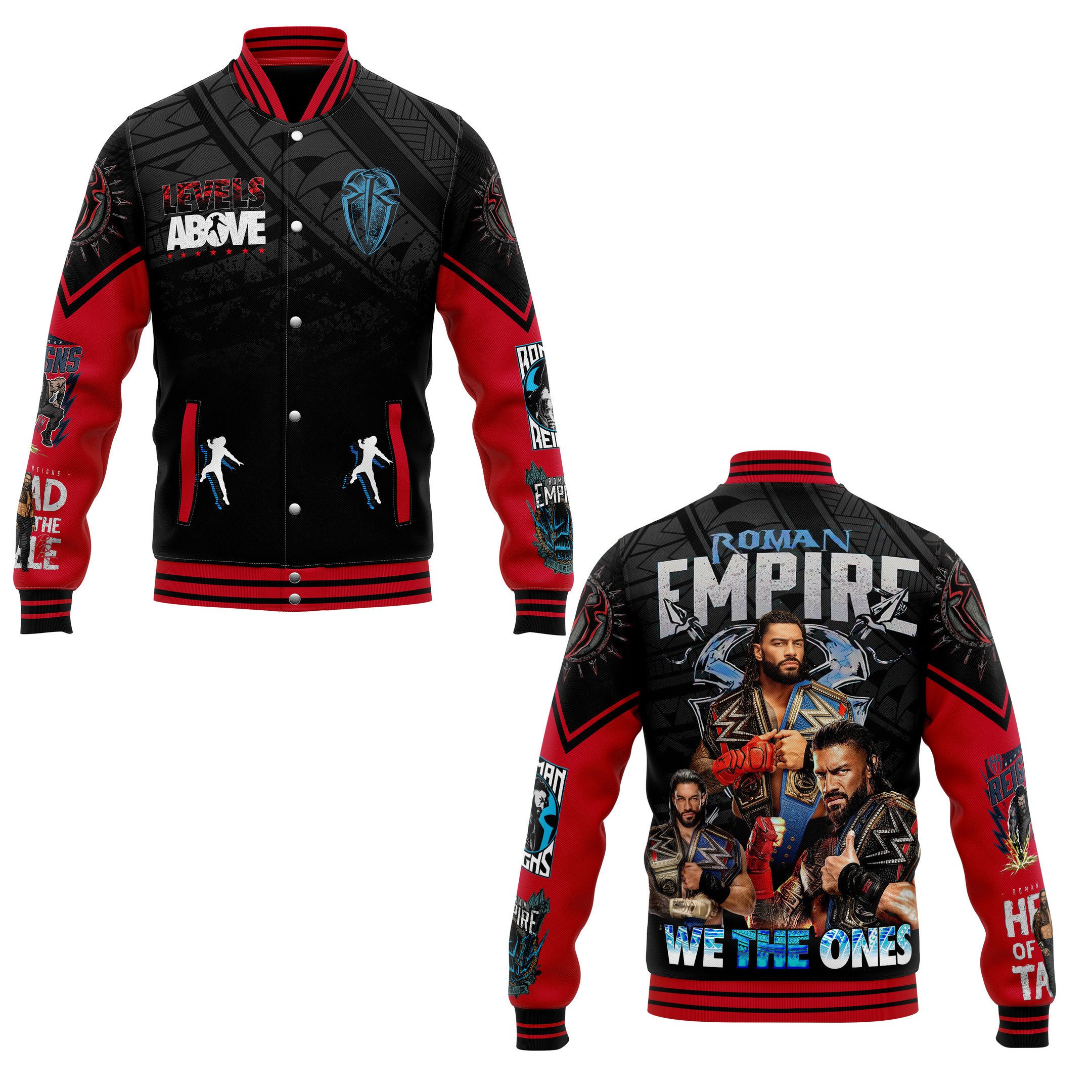 Roman Reigns Head Of The Table WWE Style Baseball Jacket For Fans