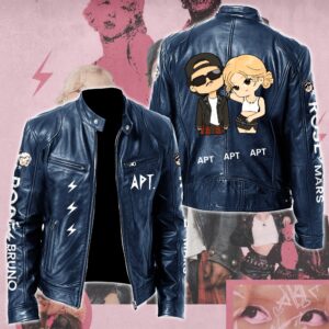 Rosé & Bruno Mars APT Music Style Leather Jacket For Fans