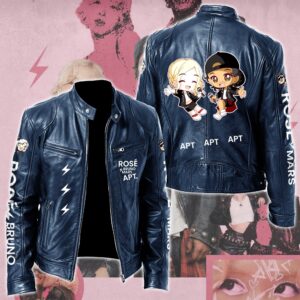 Rosé & Bruno Mars APT Music Style Leather Jacket For Fans