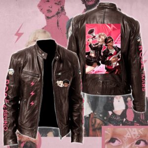 Rosé & Bruno Mars APT Music Style Leather Jacket For Fans