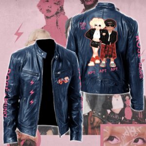 Rosé & Bruno Mars APT Music Style Leather Jacket For Fans