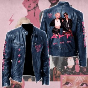 Rosé & Bruno Mars APT Music Style Leather Jacket For Fans