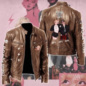 Rosé & Bruno Mars APT Music Style Leather Jacket For Fans