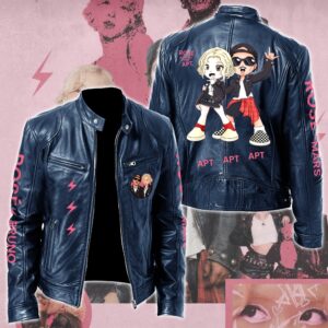Rosé & Bruno Mars APT Music Style Leather Jacket For Fans