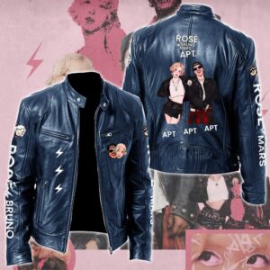 Rosé & Bruno Mars APT Music Style Leather Jacket For Fans