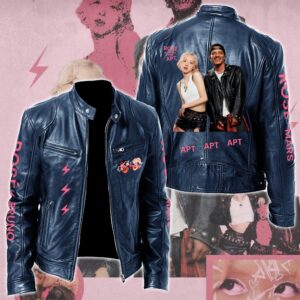Rosé & Bruno Mars APT Music Style Leather Jacket For Fans