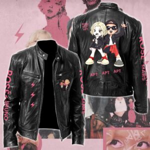 Rosé & Bruno Mars APT Music Style Leather Jacket For Fans