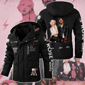Rosé & Bruno Mars APT Music Style Parka Jacket For Fans