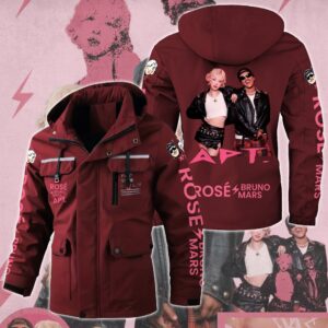 Rosé & Bruno Mars APT Music Style Parka Jacket For Fans