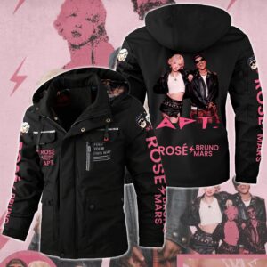 Rosé & Bruno Mars APT Music Style Parka Jacket For Fans