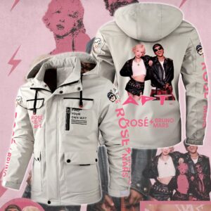 Rosé & Bruno Mars APT Music Style Parka Jacket For Fans