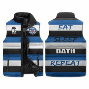 Rugby Addicts Premiership Rugby Style Sleeveless Puffer Jacket For Fans