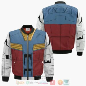Rx 78 2 Gundam Mobile Suit Anime Style Bomber Jacket For Fans