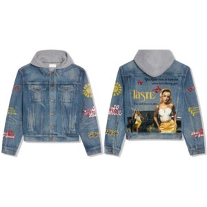 Sabrina Carpenter Music Style Hooded Denim Jacket For Fans