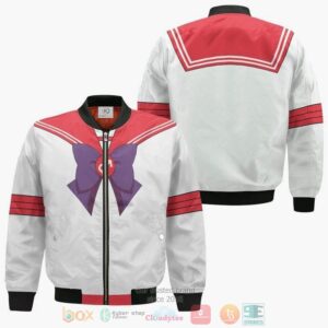 Sailor Mars Uniform Sailor Moon Amine Anime Style Bomber Jacket For Fans