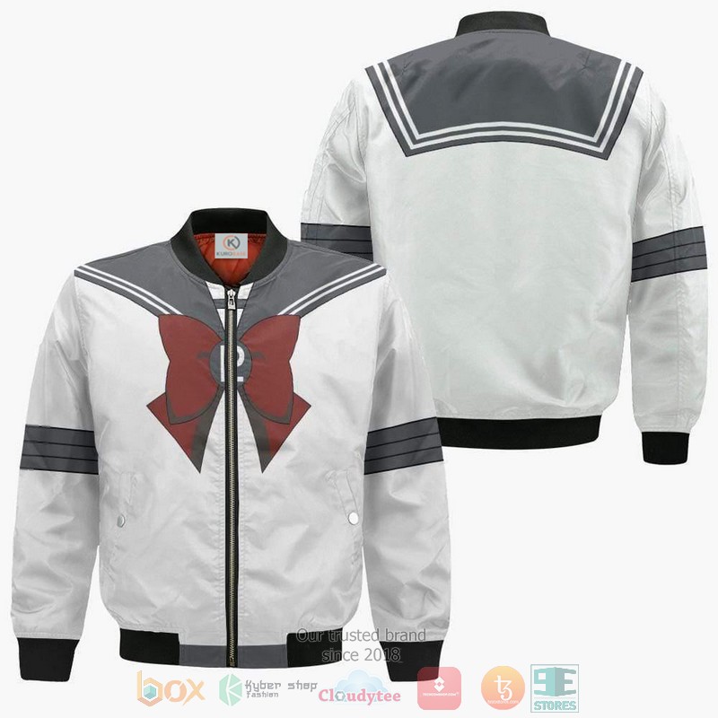 Sailor Pluto Uniform Sailor Moon Amine Anime Style Bomber Jacket For Fans
