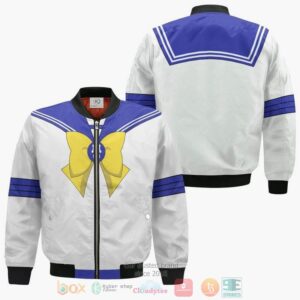 Sailor Uranus Uniform Sailor Moon Amine Anime Style Bomber Jacket For Fans