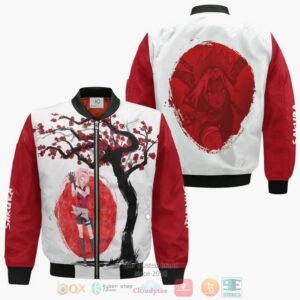 Sakura Haruno Naruto Outfits Anime Ninja Under The Sun Anime Style Bomber Jacket For Fans