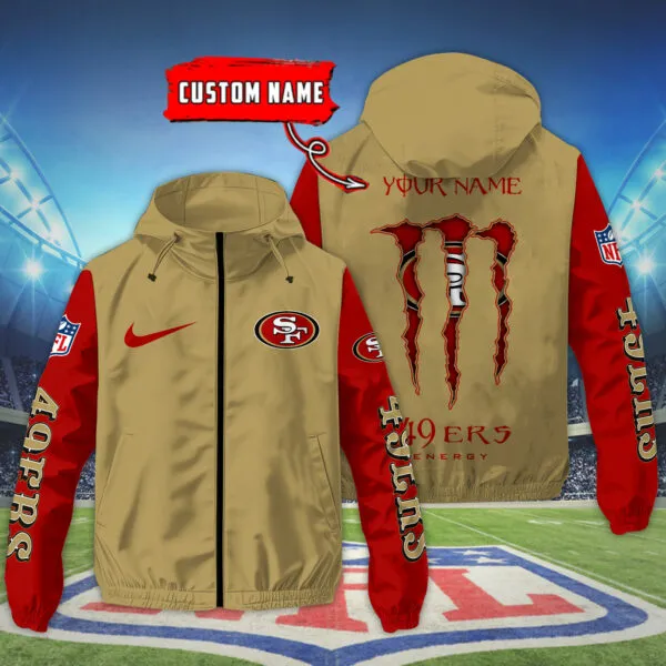 San Francisco 49ers NFL Personalized Style Windbreaker Jacket For Fans