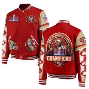 San Francisco 49ers NFL Style Baseball Jacket For Fans