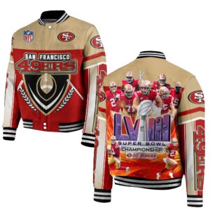 San Francisco 49ers NFL Style Baseball Jacket For Fans