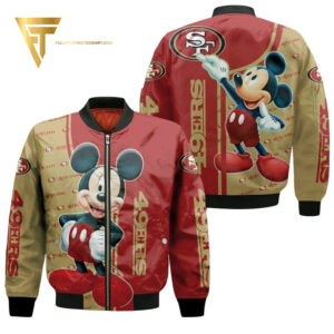 San Francisco 49ers NFL Style Bomber Jacket For Fans