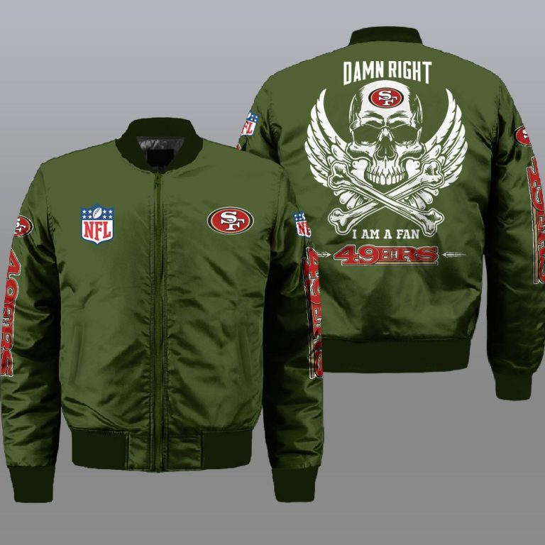San Francisco 49ers NFL Style Bomber Jacket For Fans