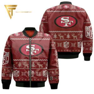 San Francisco 49ers NFL Style Bomber Jacket For Fans