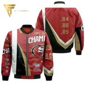 San Francisco 49ers NFL Style Bomber Jacket For Fans