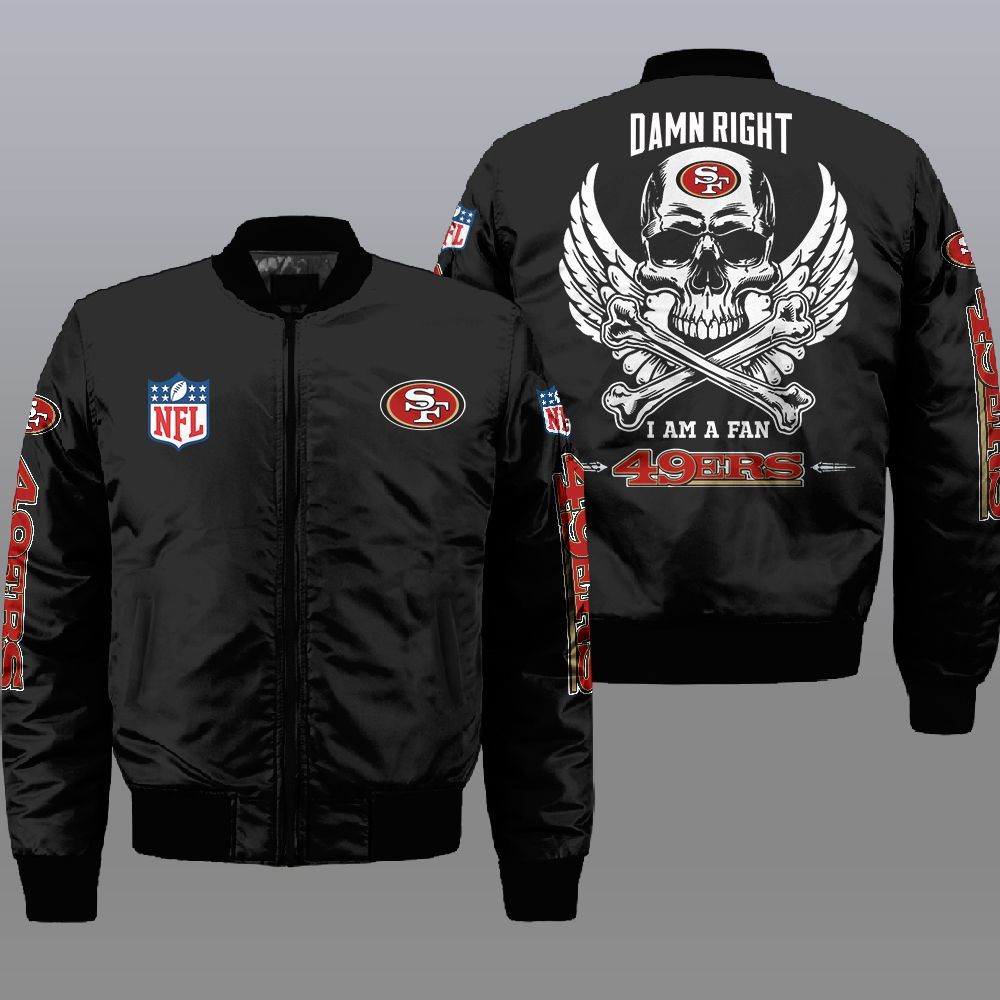 San Francisco 49ers NFL Style Bomber Jacket For Fans
