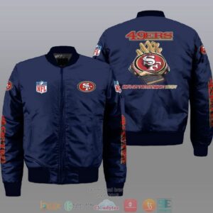 San Francisco 49ers NFL Style Bomber Jacket For Fans