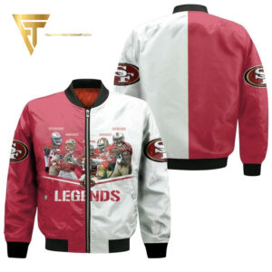 San Francisco 49ers NFL Style Bomber Jacket For Fans