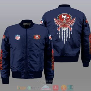 San Francisco 49ers NFL Style Bomber Jacket For Fans