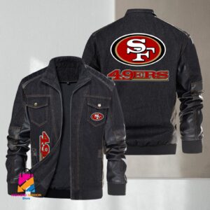 San Francisco 49ers NFL Style Denim Jacket For Fans