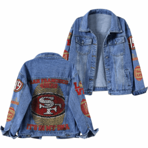 San Francisco 49ers NFL Style Denim Jacket For Fans