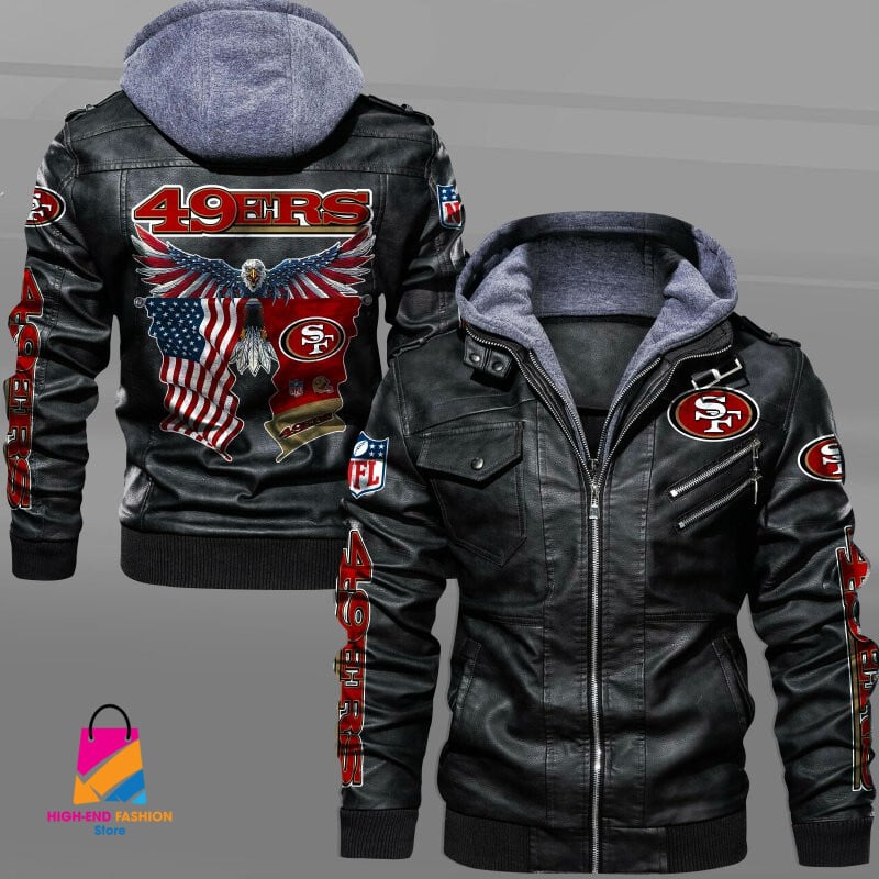 San Francisco 49ers NFL Style Leather Jacket For Fan