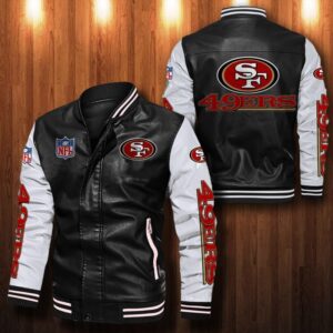 San Francisco 49ers NFL Style Leather Jacket For Fan